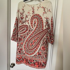 Lined long sleeve spring dress